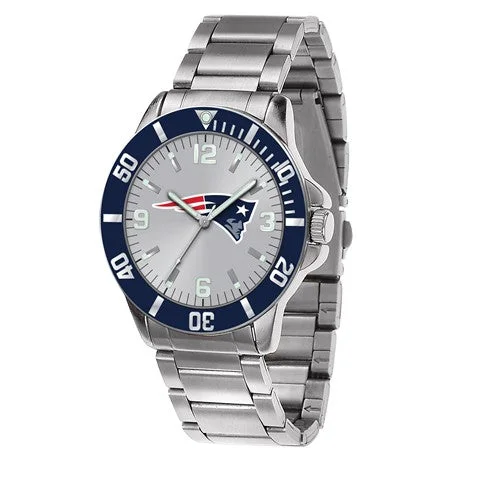 Unisex watch collector’s item -NFL New England Patriots Key Watch By Rico Industries