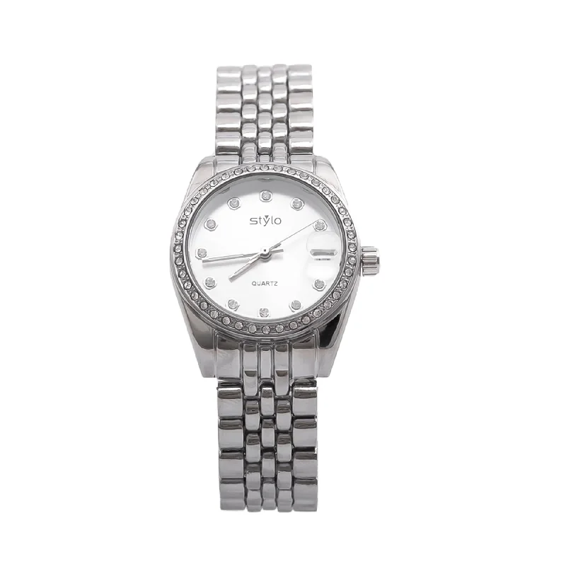 Unisex watch black dial -Silver Ladies Watch J33467