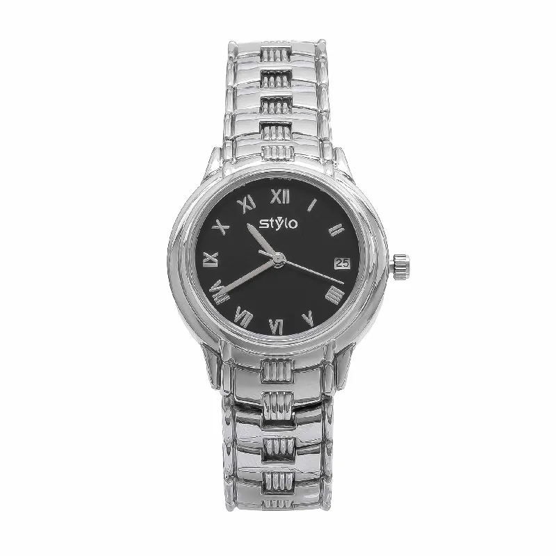 Unisex watch digital face -Silver Ladies Watch J33479