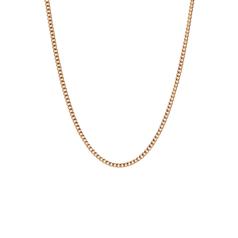 Layered pearl necklaces for women-Minimal Chain Necklace 18K Gold Adjustable 50-60cm/20-24'