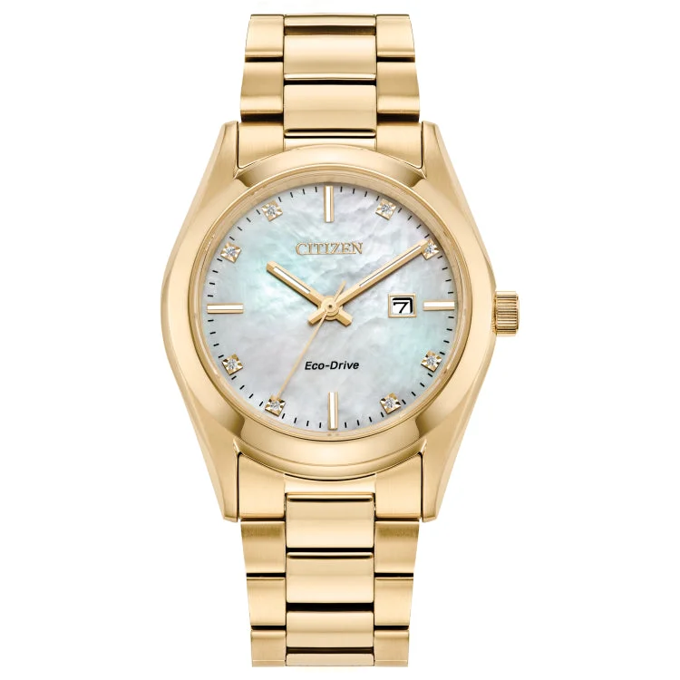 Unisex watch ceramic finish -CITIZEN Eco-Drive Sport Luxury Ladies Stainless Steel