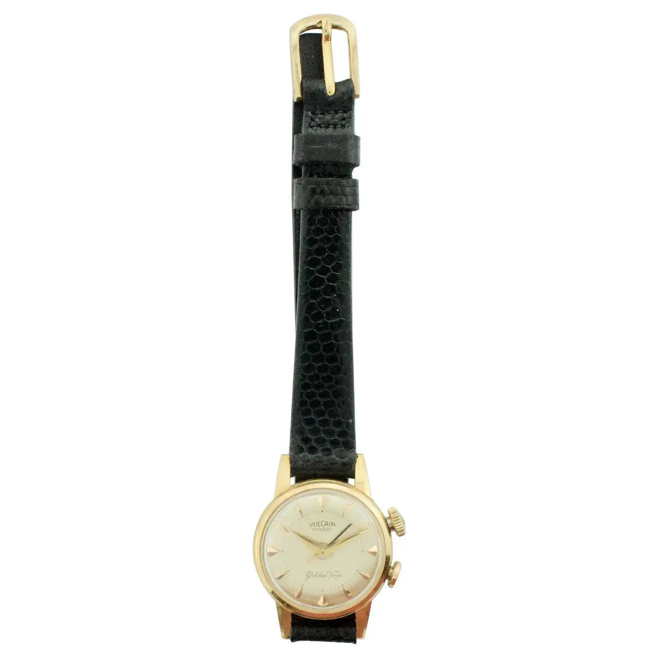 Unisex watch Android compatible -18k Vulcain Alarm Watch, Circa 1950's