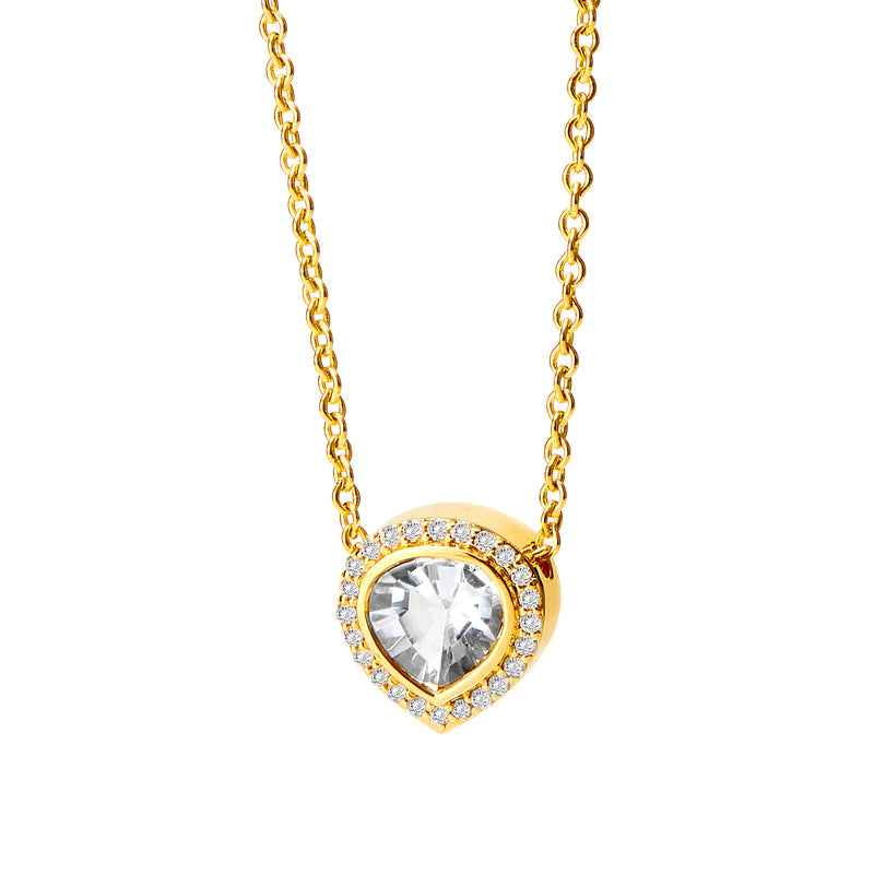 Necklace sets for women-Diamond Heart Necklace