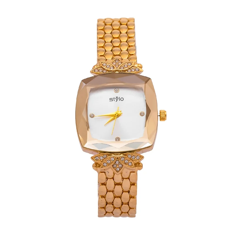 Unisex watch mechanical movement -Golden Ladies Watch J33367