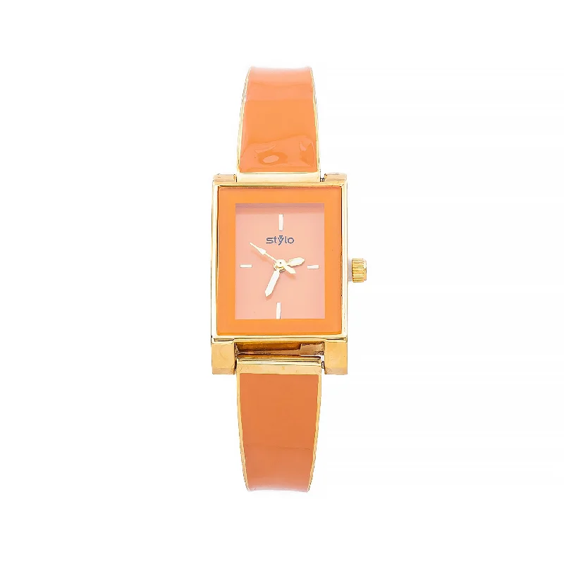 Unisex watch couple’s match -Orange Ladies Watch J33019