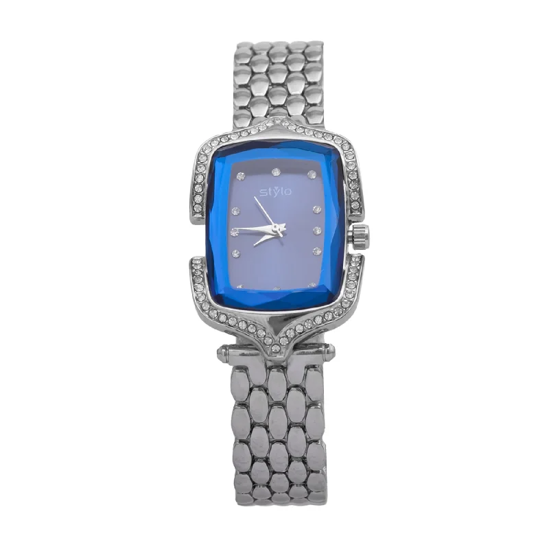 Unisex watch ceramic finish -Silver Ladies Watch J33370