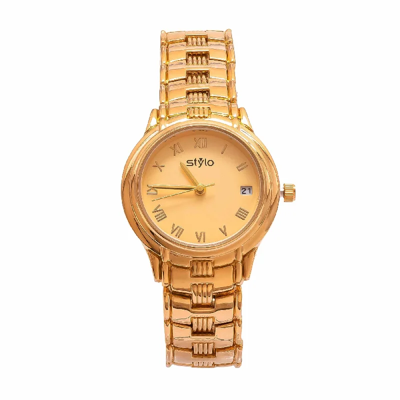 Unisex watch fashion trends -Golden Ladies Watch J33479