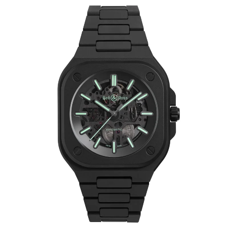 Unisex watch 2025 collection -Bell & Ross BR05 Skeleton Black Lum Ceramic 41mm Automatic Watch