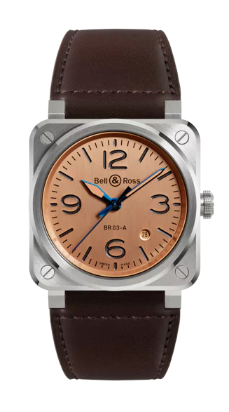 Unisex watch niche brands -Bell & Ross BR03 Copper 41mm Automatic Watch