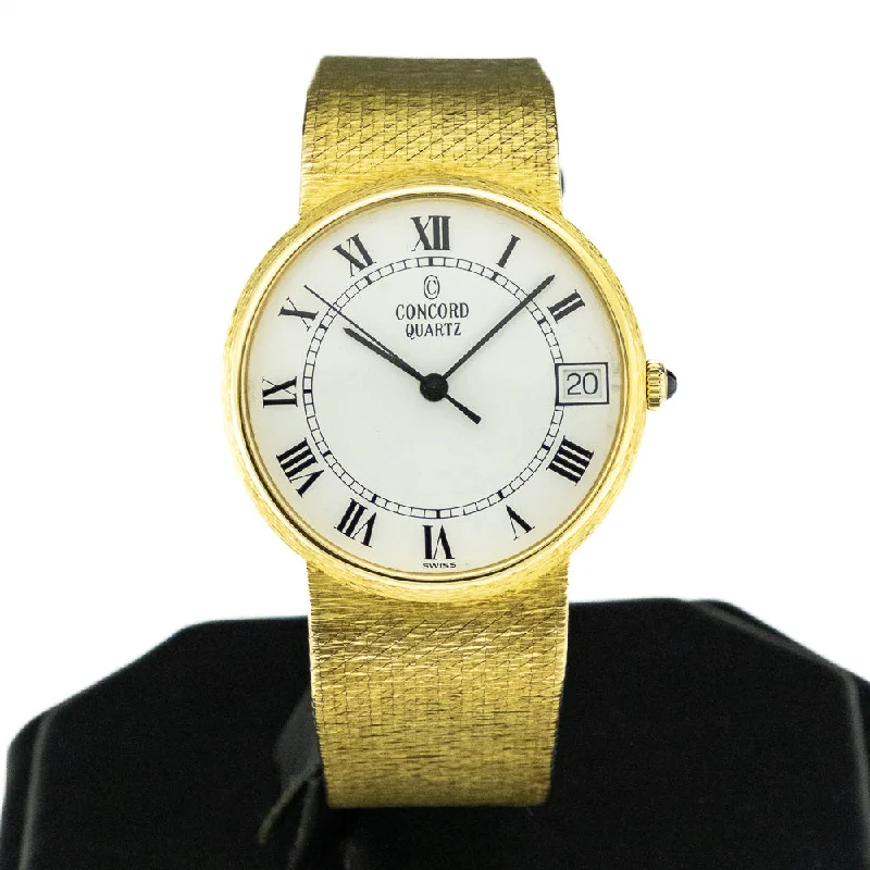 Unisex watch sale offers -Classic Concord Gent's Watch in 14K Yellow Gold