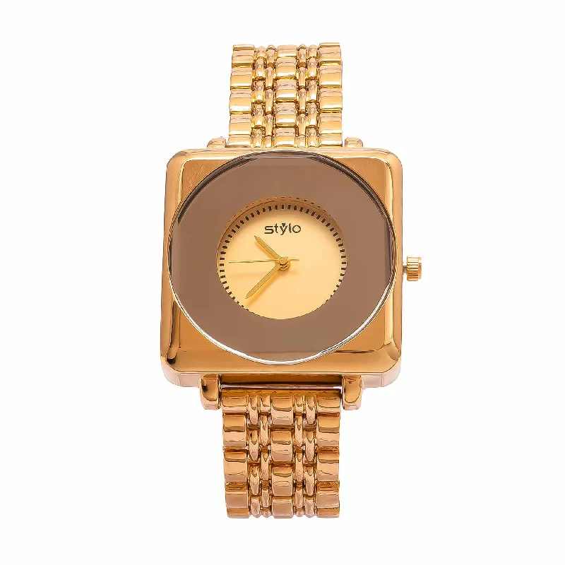 Unisex watch auction value -Golden Ladies Watch J33482