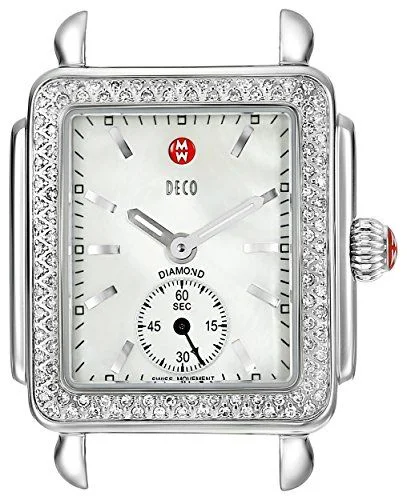 Unisex watch multi-function -Michele Deco Diamond Mother of Pearl Dial Watch Head