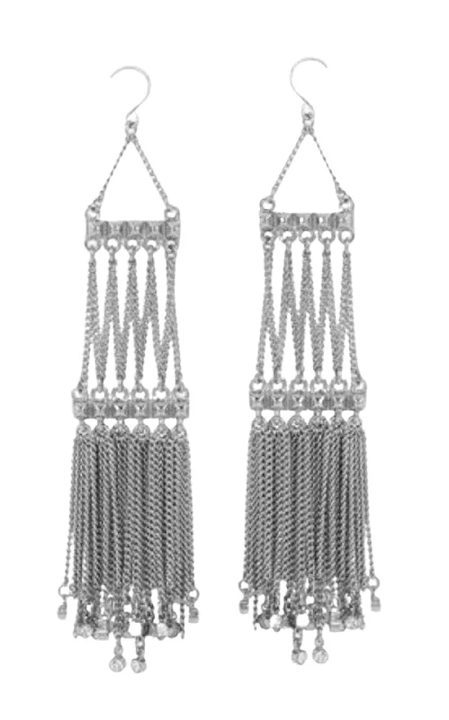 Ladies Earrings Luxury Brand -Rocker Fringe Earrings JCDJE799