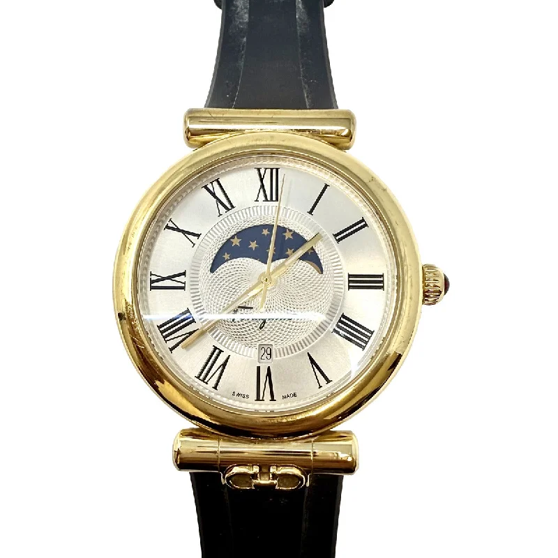 Unisex watch silicone strap -Salvatore Ferragamo Moon Watch