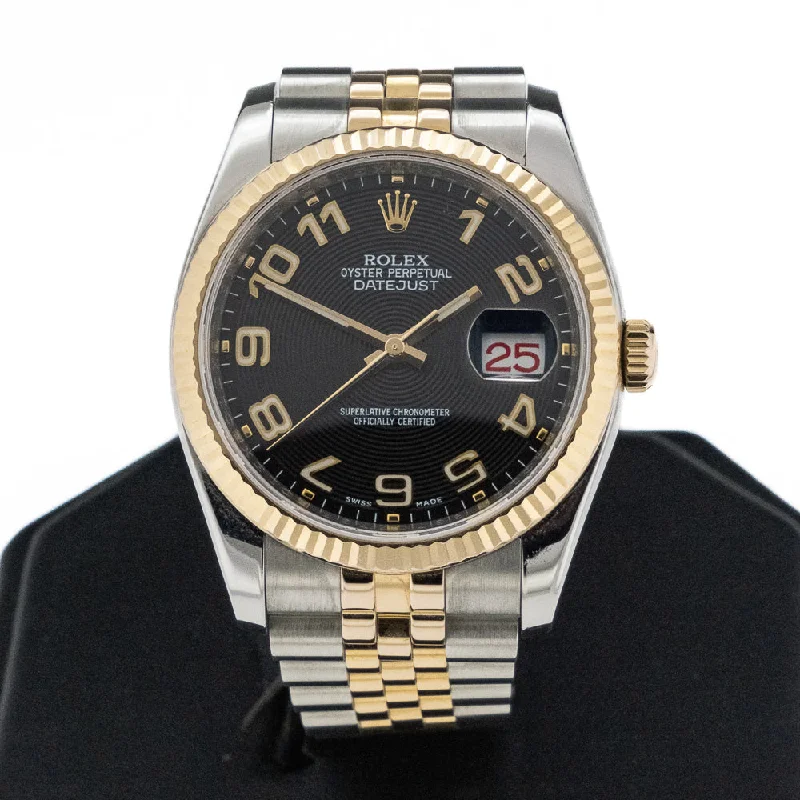 Unisex watch pre-owned market -2012 Rolex Datejust 36mm in Stainless Steel and 18K Rose Gold Jubilee - 116231