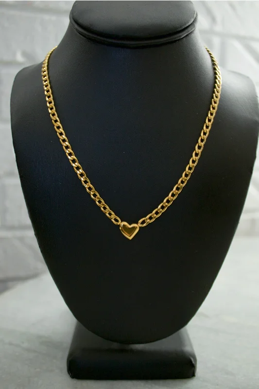 Custom necklaces for women-18K Eli Heart Necklace