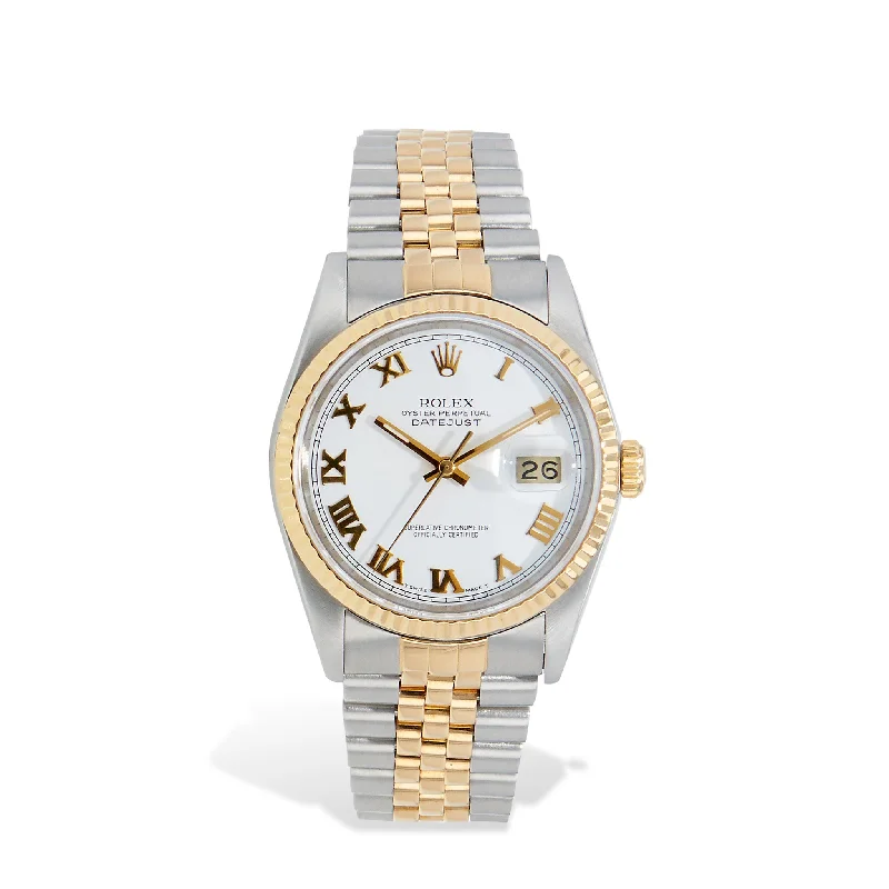 Unisex watch summer pick -Rolex Datejust 36mm Estate Watch - 16233