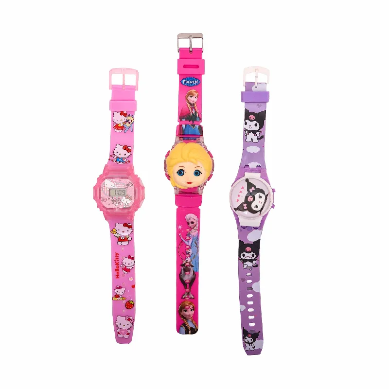 Unisex watch Western vibe -3 Watch Set For Kids O30028