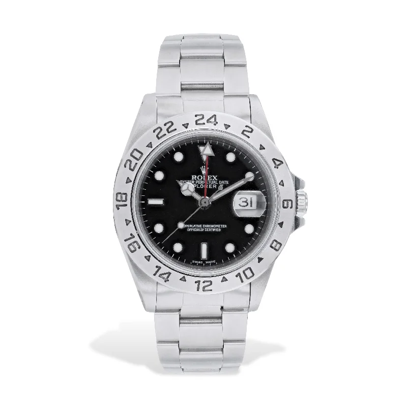 Unisex watch collector’s item -Rolex Explorer II 40mm Stainless Steel Estate Watch - 16570