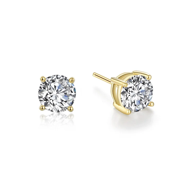 Ladies Earrings Polished -Lafonn Simulated Diamond 2.00cttw Stud Earrings E0180CLG