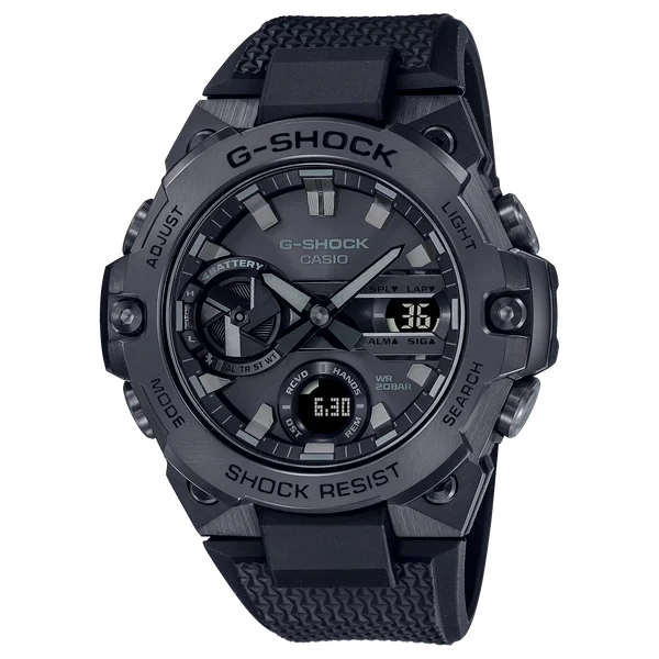 Unisex watch premium brand -G-Shock GSTB400BB-1A G-STEEL Electric Sophistication Black IP