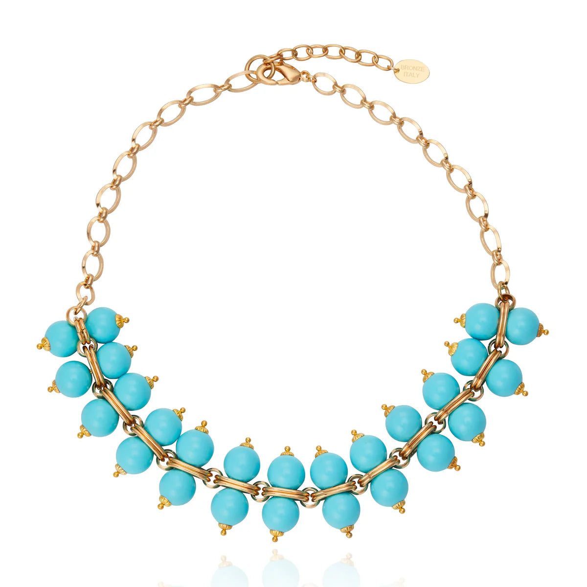 Colored gold necklaces for women-Tai Necklace