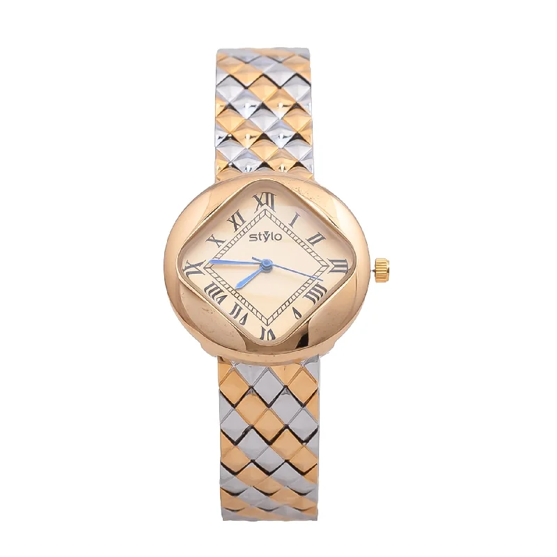 Unisex watch dial size -Two Tone Ladies Watch J33366