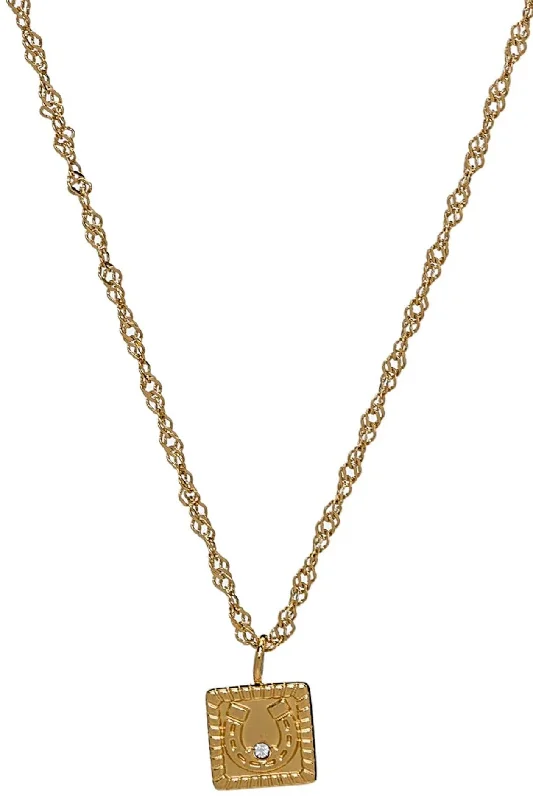 Elegant chain necklaces for women-Bracha So Lucky Necklace