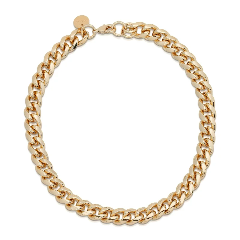 Long statement necklaces for women-Men'S Cuban Link Necklace