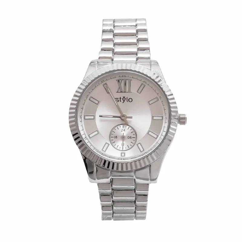 Unisex watch waterproof feature -Silver Ladies Watch J33486