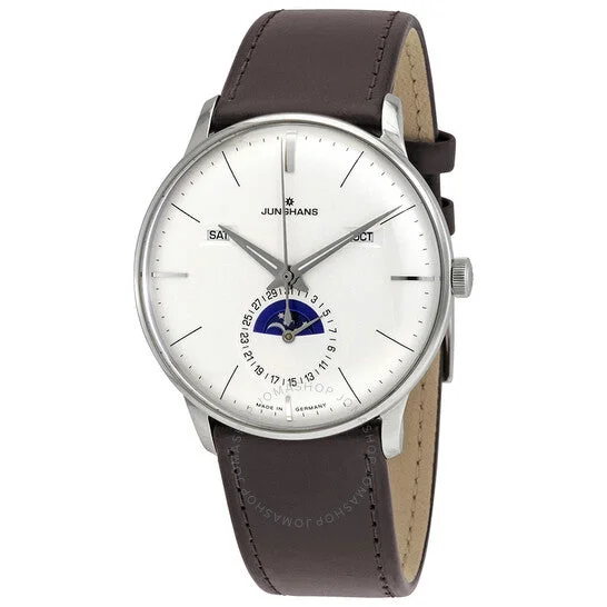 Unisex watch drop protection -Meister Calender Automatic Silver Dial Men's Watch