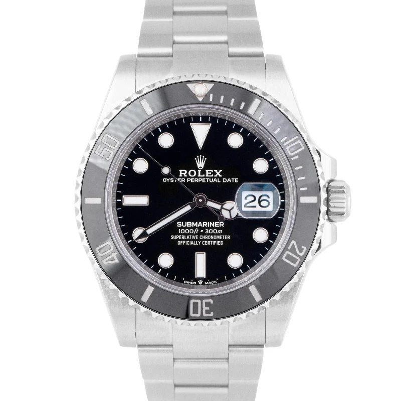 Unisex watch mechanical movement -NEW SEPT 2024 PAPERS Rolex Submariner Date 41mm Black Steel 41mm 126610 LN BOX