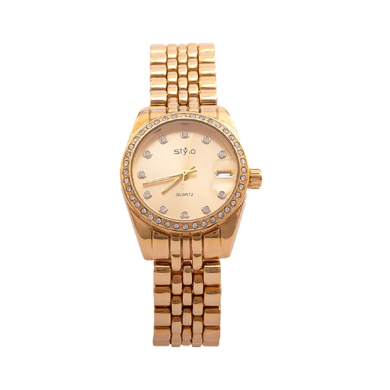 Unisex watch Western vibe -Golden Ladies Watch J33467