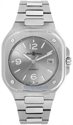 Unisex watch mid-tier option -Bell & Ross BR 05 Grey Steel