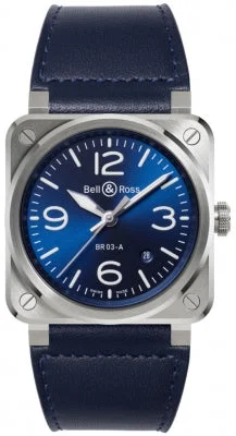 Unisex watch gift ideas -Bell & Ross BR03A Blue Stainless 41mm Automatic Watch