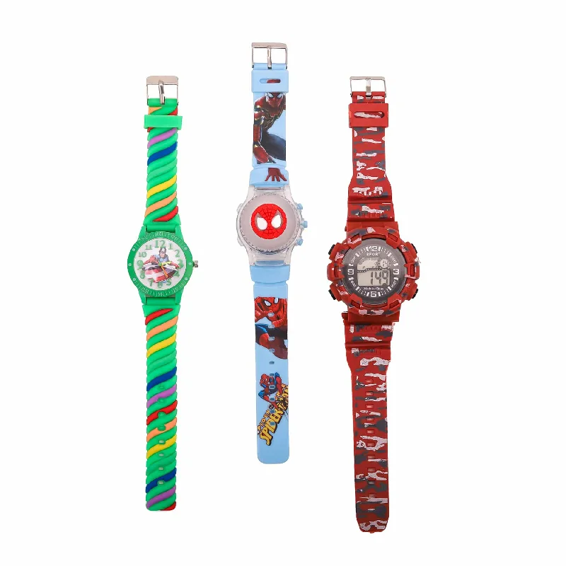 Unisex watch anniversary edition -3 Watch Set For Kids O30035