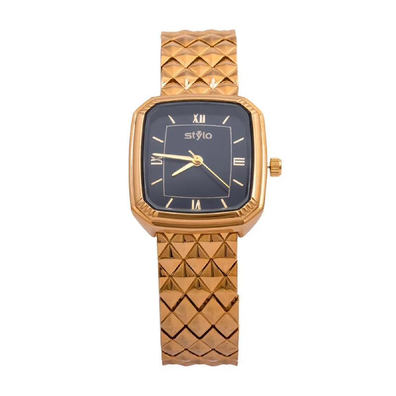 Unisex watch analog hands -Golden Ladies Watch J33365