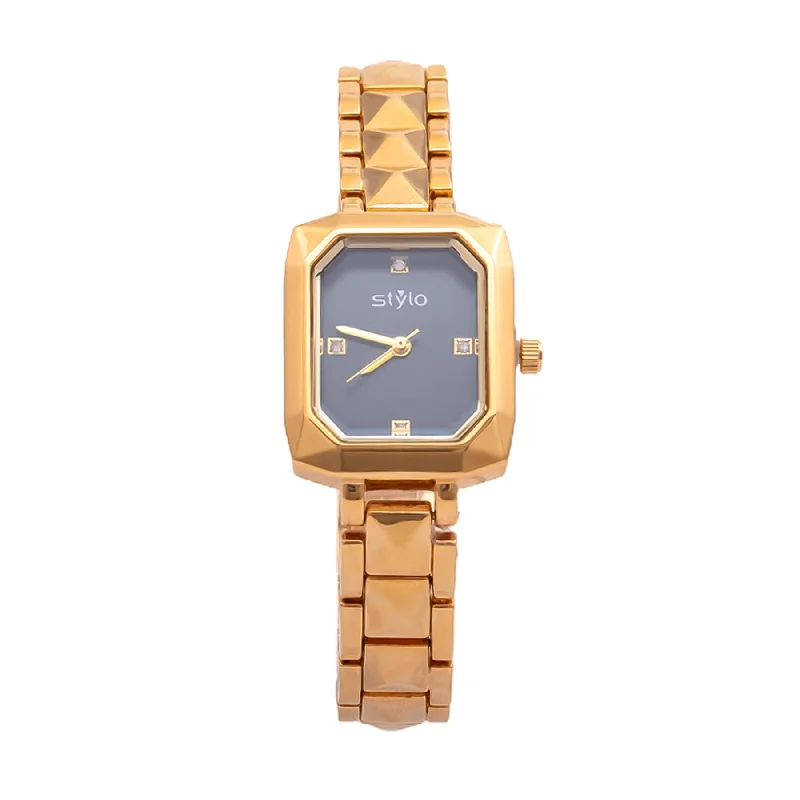 Unisex watch quartz style -Golden Ladies Watch J33458