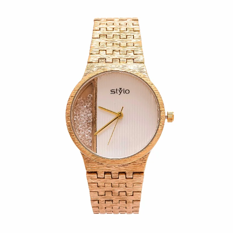 Unisex watch silver tone -Golden Ladies Watch J33483