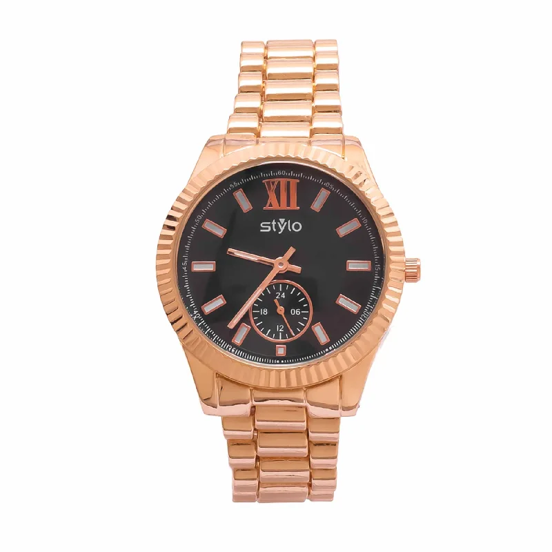 Unisex watch trendy look -Copper Ladies Watch J33486