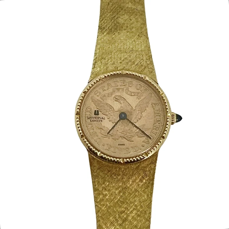 Unisex watch strap adjust -Universal Geneve $5 Coin 1886 Watch