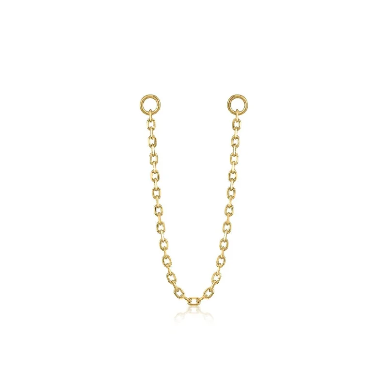 Minimalist necklaces for women-50Mm Chain Link Earring Charm