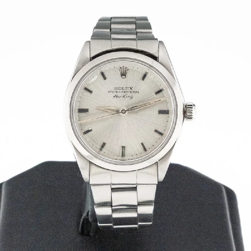 Unisex watch anniversary edition -1965 Rolex Air-King 5500 Oyster Perpetual in Stainless Steel