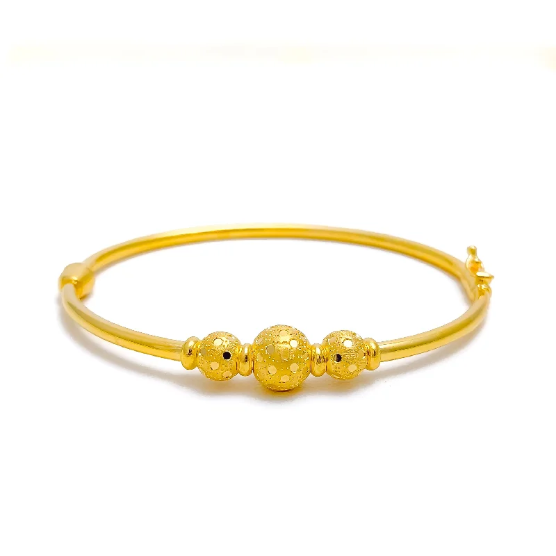 Ladies Bangles Crystal -Dressy Polka Dot Bangle Bracelet