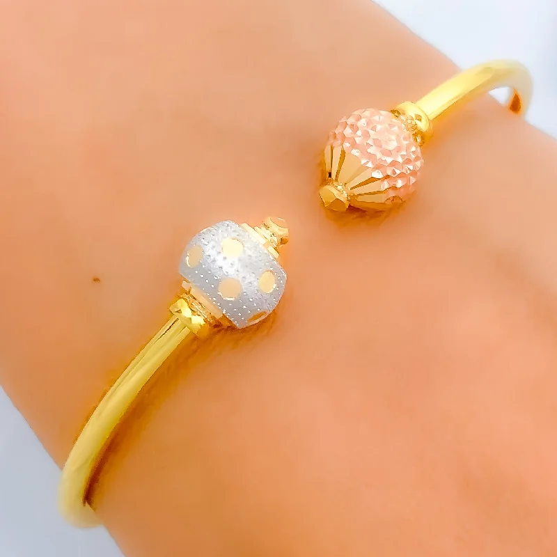 Ladies Bangles Pearl -Trendy Orb Bangle Bracelet