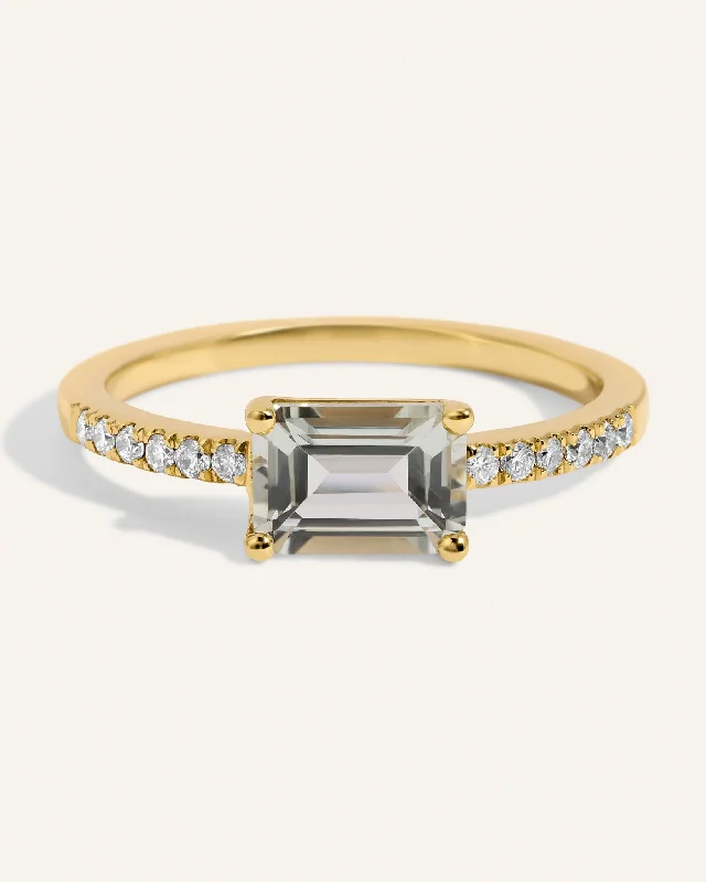 Gold engagement rings for women-Helen Ring