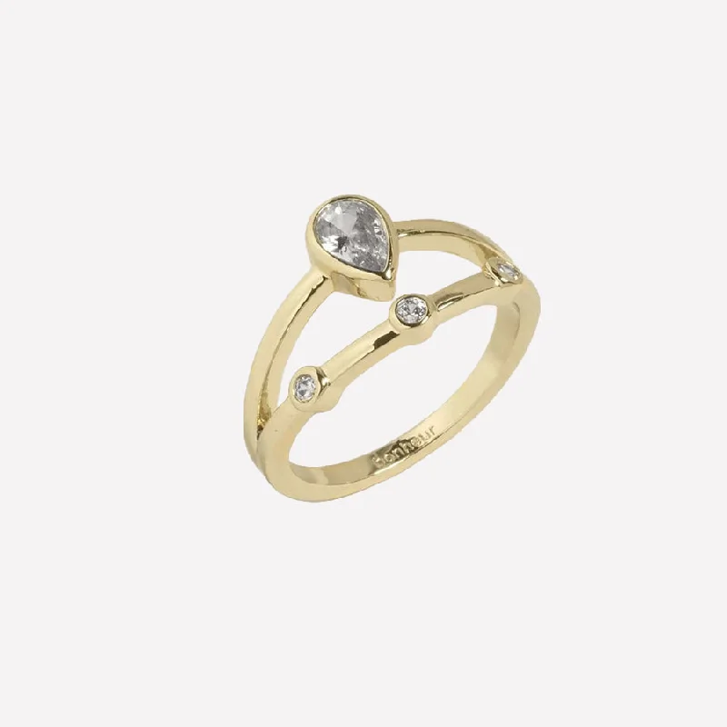 Gold rings for women-Aliane Multi Stone Ring