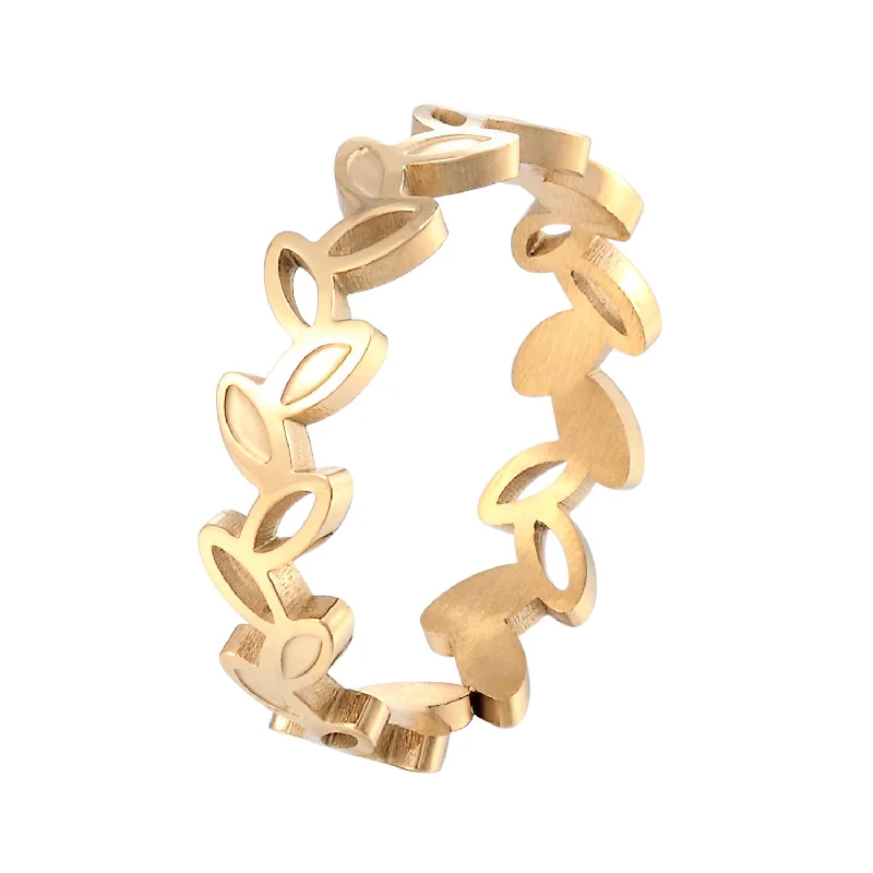 Leaves 14K Gold