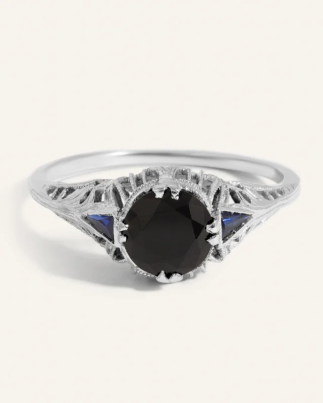 Silver rings for women-Edgar Ring