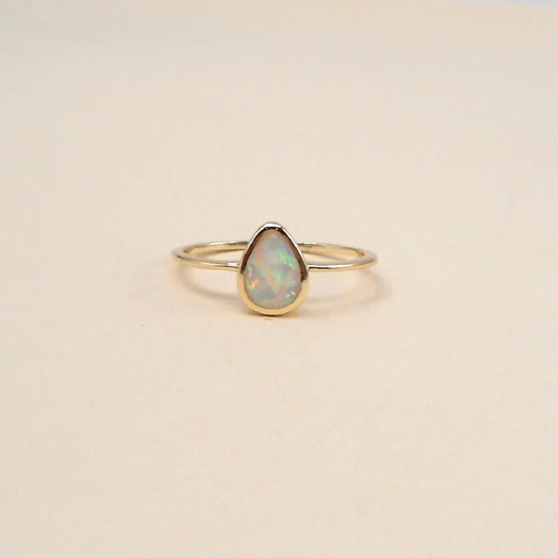 Minimalist rings for women-Opalite Ring Wholesale